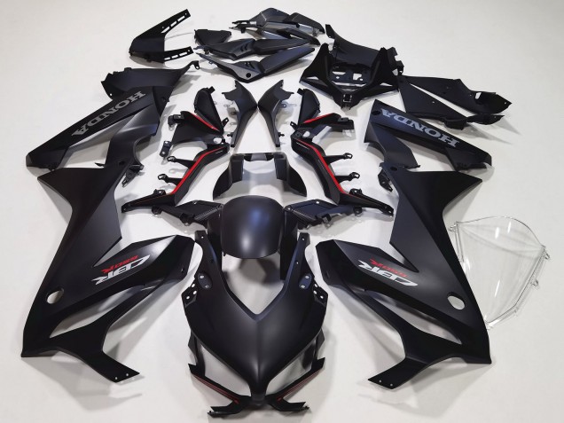 Honda CBR650R Motorrad Verkleidung Kit 2021-2023 - Matt Schwarz