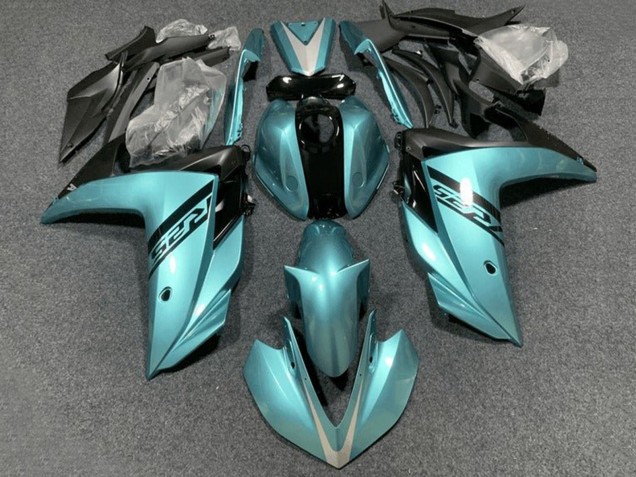 Yamaha YZF R3/R25 Motorrad Verkleidung 2015-2018 - Hellblau Schwarz