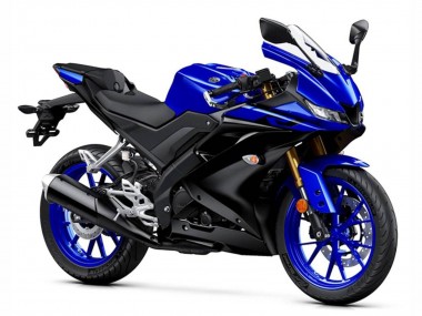 Yamaha YZF R125 Motorrad Verkleidung 2019-2024 - Blau Matt Schwarz
