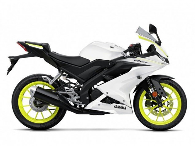 Yamaha YZF R125 Motorrad Verkleidung 2019-2024 - Weiss Gelb