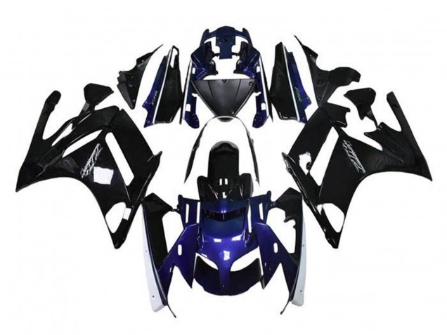 Yamaha FJR1300 Motorrad Verkleidung 2001-2006 - Glanzendes Schwarz Blau