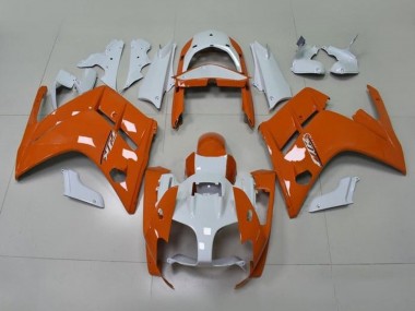 Yamaha FJR1300 Motorrad Verkleidung 2007-2012 - Orange Weiss