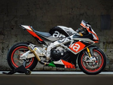 Aprilia RSV4 1000 Motorrad Verkleidung 2016-2020 - Matt Schwarz Silber Rot Grun