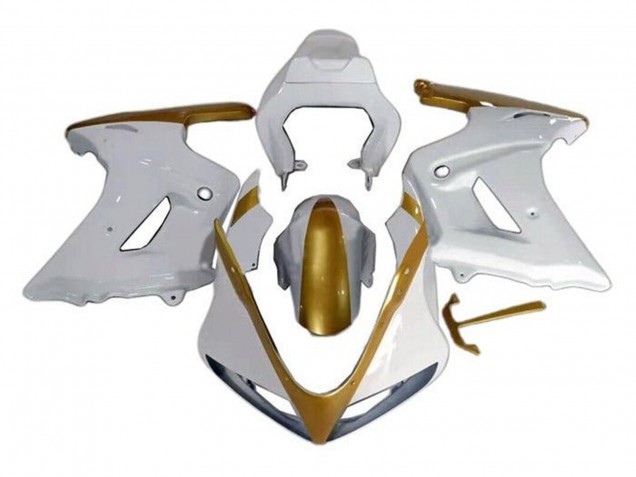 Suzuki SV650 Motorrad Verkleidung 2003-2013 - Weiss Gold