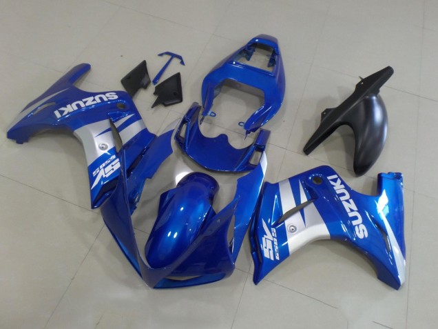 Suzuki SV650 Motorrad Verkleidung 2003-2013 - Blau Silber Weiss