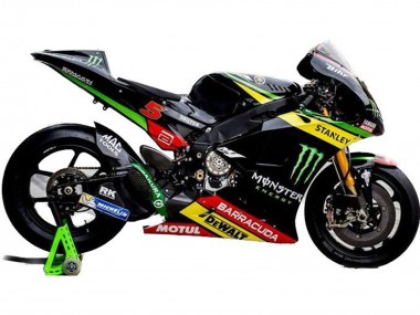 Kawasaki ZX10R Motorrad Verkleidung 2006-2007 - Glanzendes Schwarz Gelb Grun Rot Motul Monster Energy Barracuda DeWalt