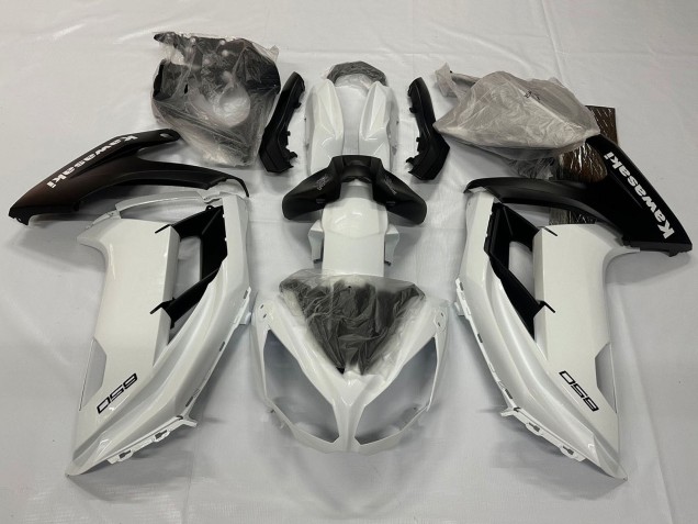 Kawasaki Ninja 650 EX650 Motorrad Verkleidung 2012-2016 - Perl Weiss Matt Schwarz