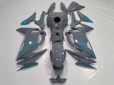 Kawasaki Ninja 650 EX650 Motorrad Verkleidung 2020-2024 - Grau Blau