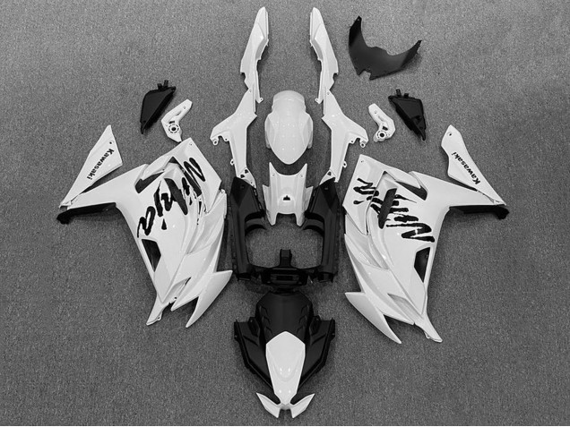 Kawasaki Ninja 650 EX650 Motorrad Verkleidung 2020-2025 - Weiss Schwarz