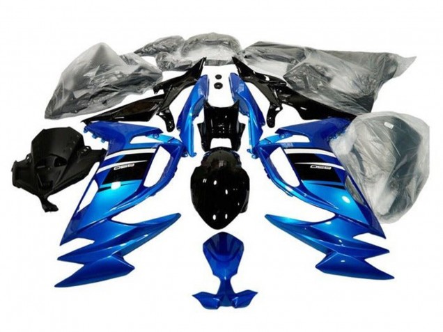 Kawasaki Ninja 650 EX650 Motorrad Verkleidung 2020-2025 - Blau Weiss Schwarz