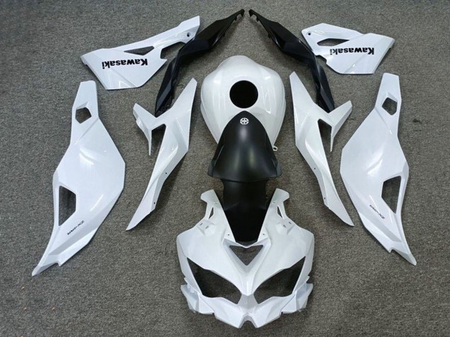 Kawasaki ZX25R ZX-25R Motorrad Verkleidung 2019-2025 - Weiss Matt Schwarz