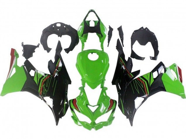 Kawasaki ZX25R ZX-25R Motorrad Verkleidung 2019-2025 - Grun Schwarz Rot