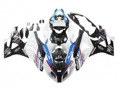 BMW S1000RR Motorrad Verkleidung 2009-2014 - Weiss Rot Blau Glanzendes Schwarz Motorrad