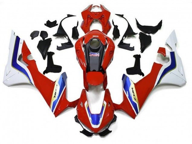 Honda CBR1000RR Motorrad Verkleidung 2017-2023 - Weiss Rot Blau Gold