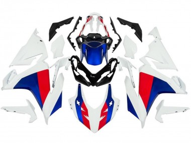 Honda CBR500R Motorrad Verkleidung 2019-2021 - Weiss Rot Blau