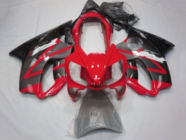 Honda CBR600 F4i Motorrad Verkleidung 2004-2007 - Rot Grau Glanzendes Schwarz