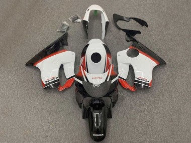 Honda CBR600 F4i Motorrad Verkleidung 2004-2007 - Weiss Rot Glanzendes Schwarz