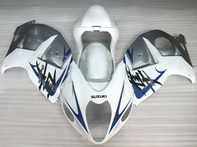 Suzuki GSXR1000 Motorrad Verkleidung 1996-2007 - Weiss Silber Blau