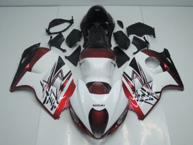 Suzuki GSXR1000 Motorrad Verkleidung 1996-2007 - Weiss Bonbon Rot Schwarz