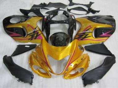 Suzuki GSXR1000 Motorrad Verkleidung 1996-2007 - Gold Schwarz Rosa
