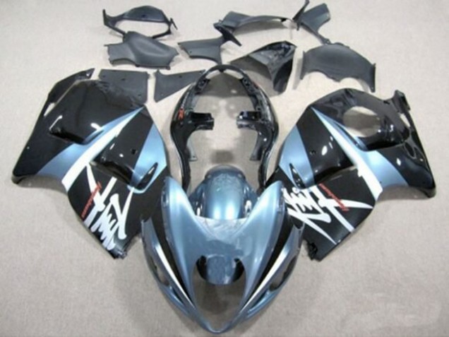 Suzuki GSXR1000 Motorrad Verkleidung 1996-2007 - Hellblau Dunkel Blau Weiss Schwarz