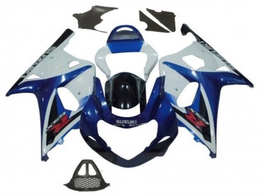 Suzuki GSXR1000 Motorrad Verkleidung 2000-2002 - Weiss Blau Schwarz Rot