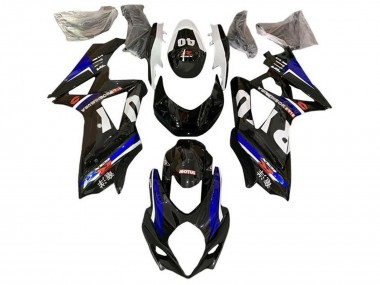 Suzuki GSXR 1000 Motorrad Verkleidung 2005-2006 - Schwarz Blau Weiss Rot Yoshimura