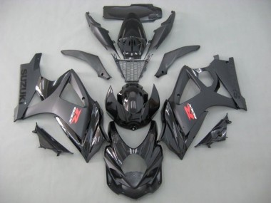 Suzuki GSXR 1000 Motorrad Verkleidung 2005-2006 - Glanzendes Schwarz Matt Schwarz Rot Weiss
