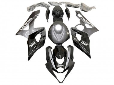Suzuki GSXR 1000 Motorrad Verkleidung 2005-2006 - Silber Schwarz