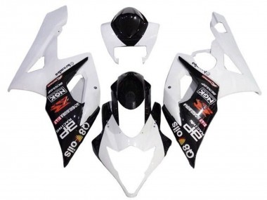 Suzuki GSXR 1000 Motorrad Verkleidung 2005-2006 - Weiss Schwarz Brembo