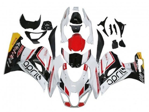 Suzuki GSXR1000 Motorrad Verkleidung 2017-2024 - Weiss Rot Gelb Schwarz
