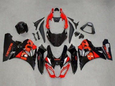 Suzuki GSXR1000 Motorrad Verkleidung 2017-2024 - Schwarz Rot Silber