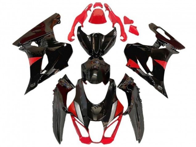 Suzuki GSXR1000 Motorrad Verkleidung 2017-2024 - Schwarz Rot Grau