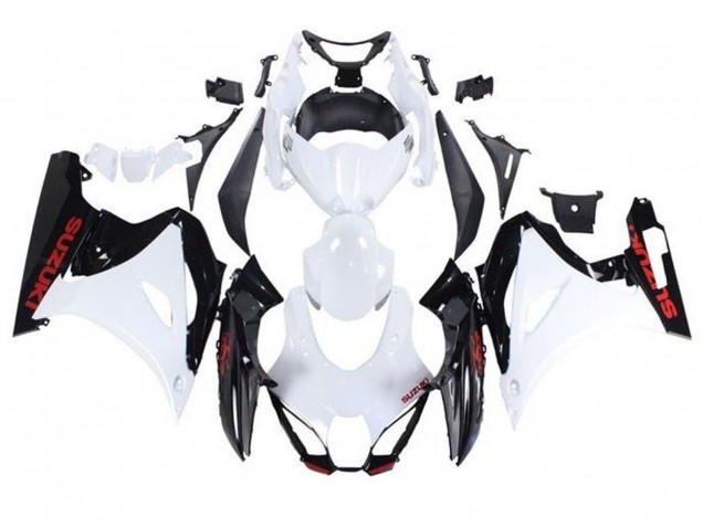 Suzuki GSXR1000 Motorrad Verkleidung 2017-2024 - Weiss Schwarz Rot