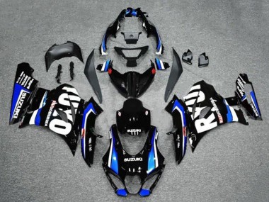 Suzuki GSXR1000 Motorrad Verkleidung 2017-2024 - Schwarz Blau Weiss