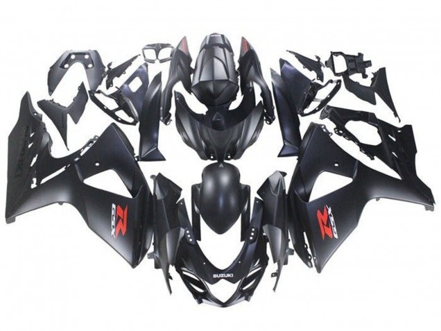 Suzuki GSXR 1000 Motorrad Verkleidung 2009-2016 - Matt Schwarz Rot Weiss