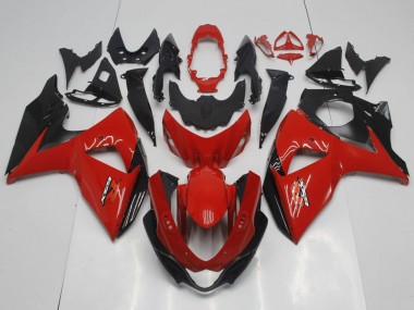 Suzuki GSXR 1000 Motorrad Verkleidung 2009-2016 - Rot Schwarz