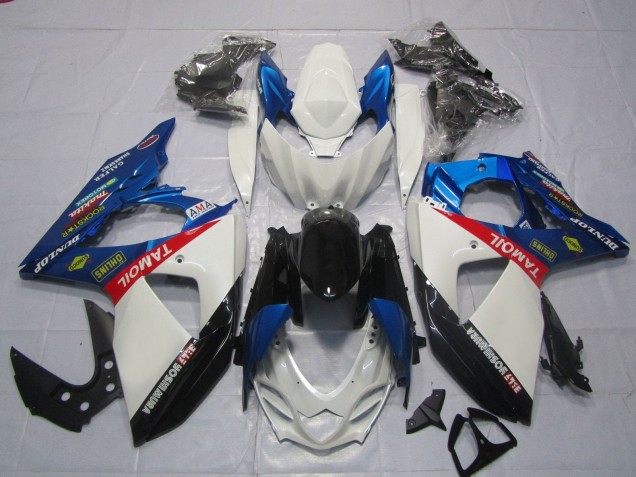 Suzuki GSXR 1000 Motorrad Verkleidung 2009-2016 - Weiss Blau Rot Schwarz TaMobil