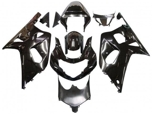 Suzuki GSXR 600 / GSXR 750 Motorrad Verkleidung 2001-2003 - Metallisch Schwarz