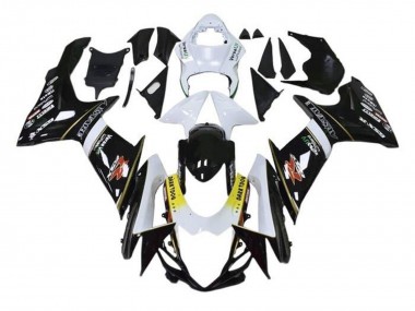 Suzuki GSXR 600 / GSXR 750 Motorrad Verkleidung 2011-2024 - Weiss Gelb Schwarz Alstare Dunkel Dog