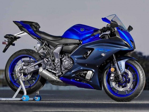 Yamaha YZF R7 Motorrad Verkleidung 2021-2024 - Blau Matt Blau