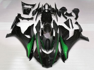 Yamaha YZF 1000 R1 Motorrad Verkleidung 2015-2019 - Kunst Carbonfaser Grun
