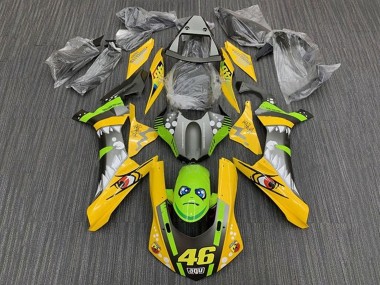 Yamaha YZF 1000 R1 Motorrad Verkleidung 2015-2019 - Gelb Grun Hai 46