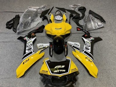 Yamaha YZF 1000 R1 Motorrad Verkleidung 2015-2019 - Gelb Weiss Schwarz GYTR
