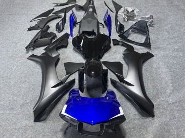 Yamaha YZF 1000 R1 Motorrad Verkleidung 2015-2019 - Matt Schwarz Glanzendes Schwarz Blau Weiss