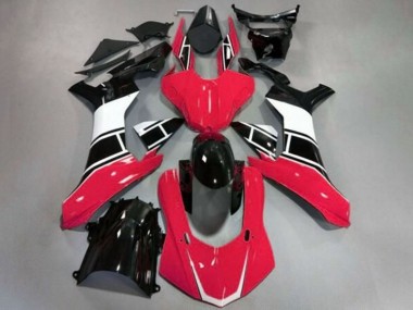 Yamaha YZF 1000 R1 Motorrad Verkleidung 2015-2019 - Rot Weiss Glanzendes Schwarz