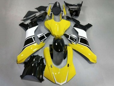Yamaha YZF 1000 R1 Motorrad Verkleidung 2015-2019 - Gelb Weiss Schwarz