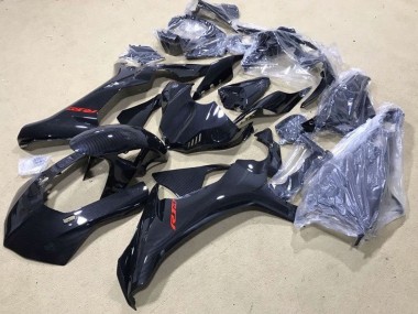Yamaha YZF 1000 R1 Motorrad Verkleidung 2015-2019 - Kunst Carbonfaser Rot Aufkleber