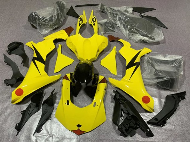 Yamaha YZF 1000 R1 Motorrad Verkleidung 2020-2025 - Gelb Rot Pikachu