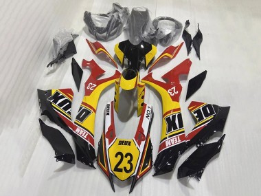 Yamaha YZF 1000 R1 Motorrad Verkleidung 2020-2025 - Weiss Gelb Rot Schwarz